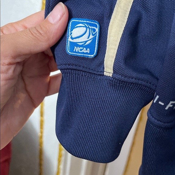Nike Panthers Dri-Fit Navy and Cream Track Jacket XL - Picture 5 of 8